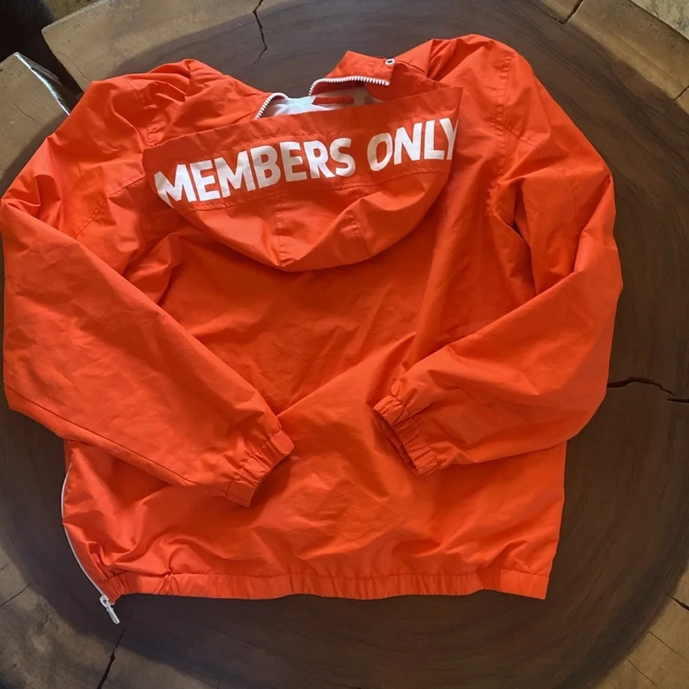 Members Only Orange Jacket/ Size Medium: Sold out! - Picture 6 of 8